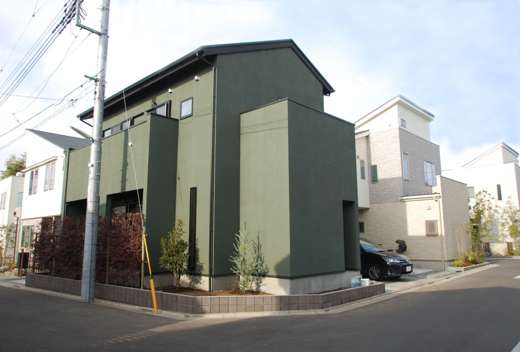 東京郊外 34坪の敷地で建てる家
